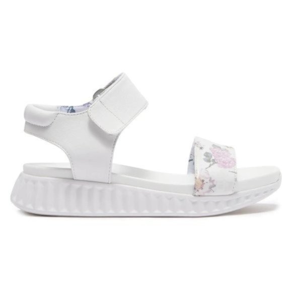 COUGAR Fiesta Floral Platform Ankle Strap Sandal Comfortable - Blossom/White NEW - Picture 5 of 6